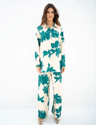 Hassal Spring Summer 23 - Olga Floral Contrast Co Ord Set