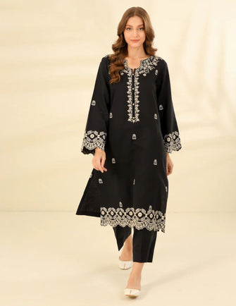 Zaib Gaga Pret 23 - IRENE EMBROIDERED TWO PIECE SET (NPA2-23303)