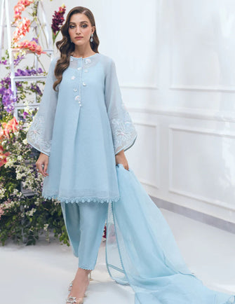 Sunnia Manahil Eden 23- Eid Collection - BLUE BELL