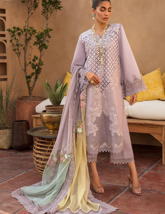 Saira Shakira Serene Luxury Lawn 23 - Mauve