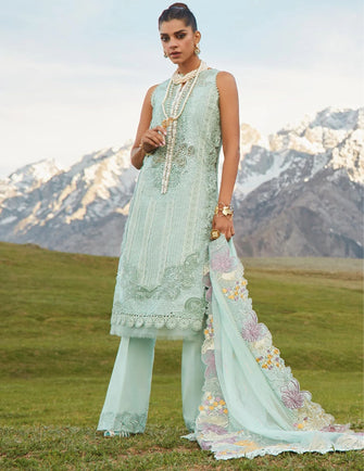 Crimson X Saira Shakira Luxury Lawn 23 - Pleated Perfection - D4 A