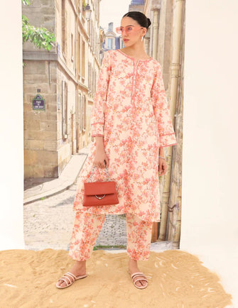 Zaib Kiwi II RTW 24/7 Edit - PEACH PLEASE CO-ORD SET NPA2-23319