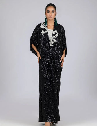 Ayesha Somaya - Kaftans - KF-15650-BLACK