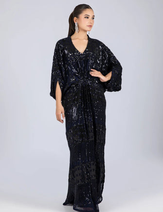 Ayesha Somaya - Kaftans - KF-16065-NAVYBLUE