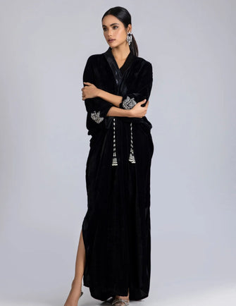 Ayesha Somaya - Kaftans - KF-15544-BLACK