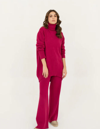 Hassal Autumn Winter 23 - Lamiya Fuschia Pink