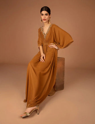 Faiza Saqlain Aleira Evening Edit -24- Altin