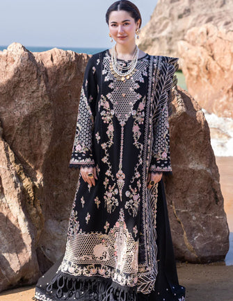 Qalamkar Sahil Kinare Luxury Lawn 24 - FP-14 RIMA