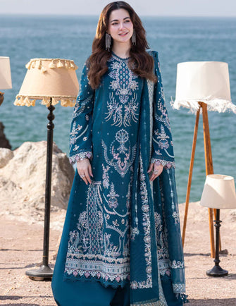 Qalamkar Sahil Kinare Luxury Lawn 24 - FP-16 KIRA