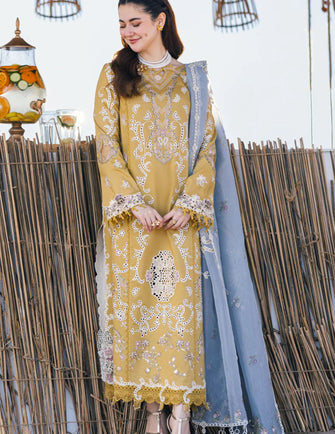 Qalamkar Sahil Kinare Luxury Lawn 24 - FP-03 SELMA