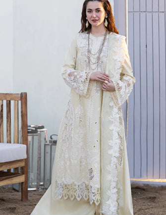 Qalamkar Sahil Kinare Luxury Lawn 24 - FP-01 JANA