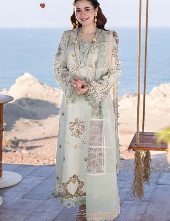 Qalamkar Sahil Kinare Luxury Lawn 24 - FP-15 RANIA