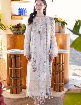 Qalamkar Sahil Kinare Luxury Lawn 24 - FP-12 MARWA