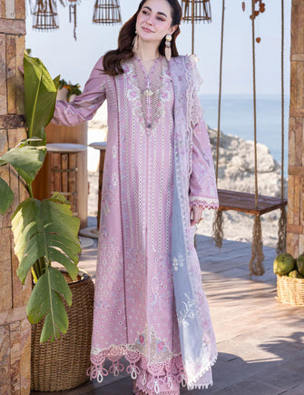 Qalamkar Sahil Kinare Luxury Lawn 24 - FP-10 LINA