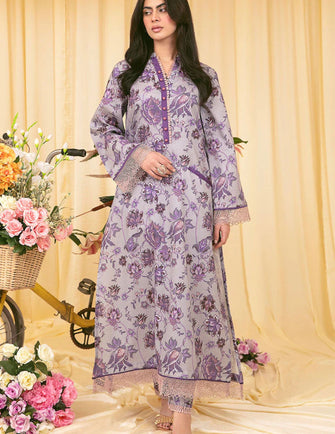 Mushq Wisteria Basic Pret 24 - STARLIGHT MEADOW