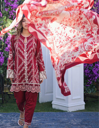 Sania Maskatiya Unstitched Spring 24 - Bano (A)