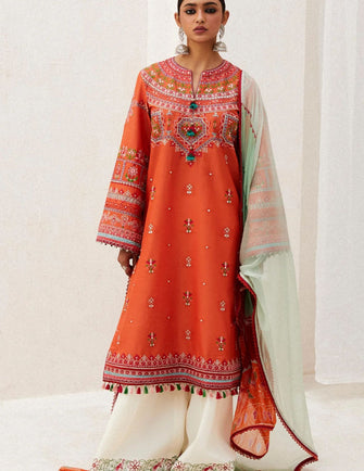 Zara Shahjahan Lawn Unstitched 24 - LAMIA-7A