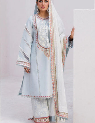 Zara Shahjahan Lawn Unstitched 24 - DILARA-15B