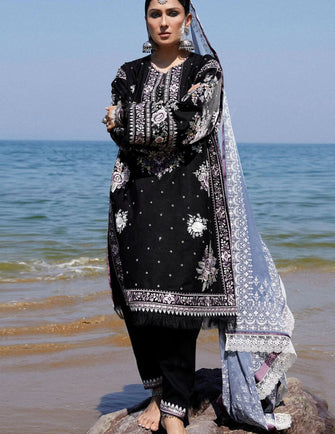 Zara Shahjahan Lawn Unstitched 24 - SIFFA-4B