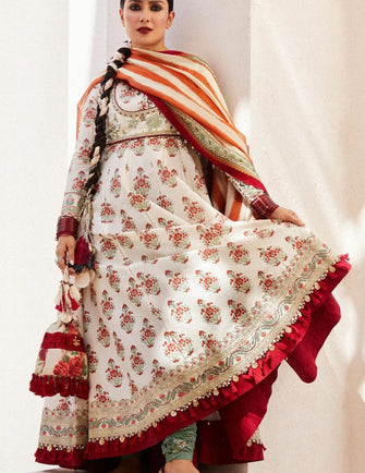 Zara Shahjahan Lawn Unstitched 24 - ANARKALI-11B