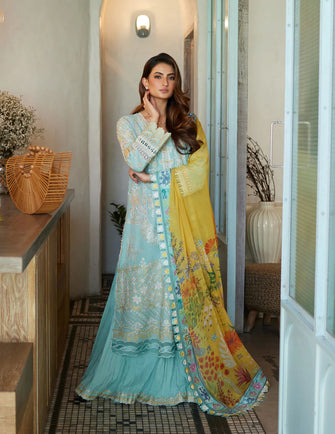 Faiza Saqlain Liliana Luxury Lawn 24- Galina