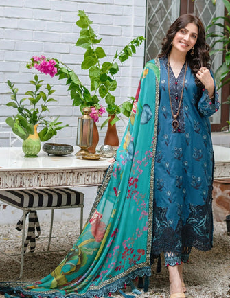 Ammara Khan Unstitched - The Muse - SS-05-UN-EMB-03