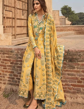 Crimson X Saira Shakira Winter Collection 2020 – Sheeshay Hazaron - Canary