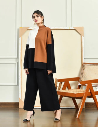 Hassal Autumn Winter - Feryal Contrast Two Piece Separates