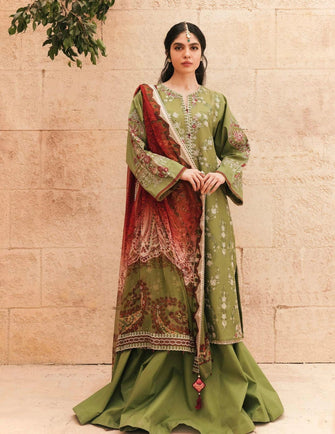 Zara Shahjahan Eid Luxury Lawn '22- NIZAM