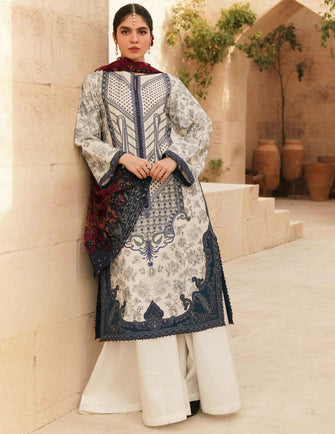 Zara Shahjahan Eid Luxury Lawn '22- MEER