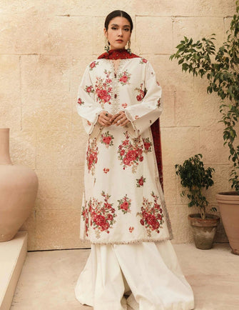 Zara Shahjahan Eid Luxury Lawn '22-GUL