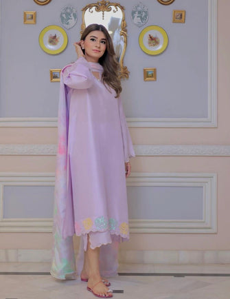 Zehra Saleem Festive Collection - Lavender