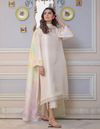 Zehra Saleem Festive Collection - Off white