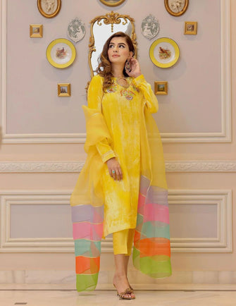 Zehra Saleem Festive Collection - Yellow