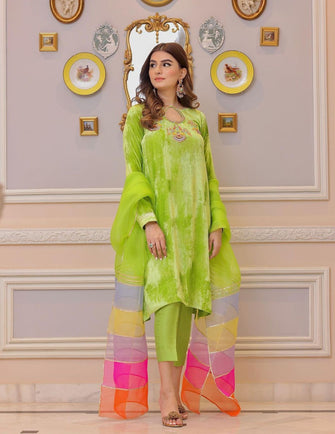 Zehra Saleem Festive Collection - Green