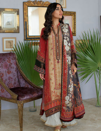 Farah Talib Aziz - Cool cool Summer -INAYA SHIRT AND DUPATTA