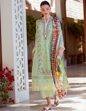 Farah Talib Aziz - Nera Luxu Lawn' 21 - Hewa Mint