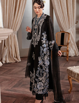 Ammara Khan Viola - BLACK EMBROIDERED SET (D-05)