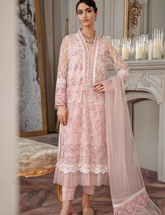 Ammara Khan Viola -FEMININE FLORAL KURTA SET (D-11)