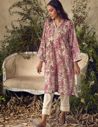 Image Cloite Printed Pret - Floral Printed Kurta