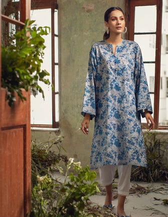 Image Cloite Printed Pret - Floral Printed Kurta - 12414