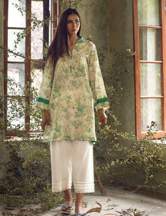 Image Cloite Printed Pret - Floral Printed Kurta - 12402