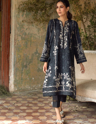 Image Cloite Printed Pret - Floral Printed Kurta - 12328