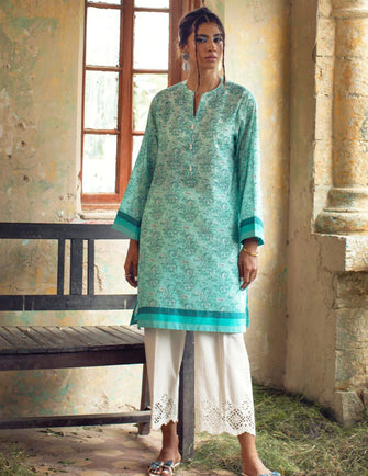 Image Cloite Printed Pret - Floral Printed Kurta - 12354