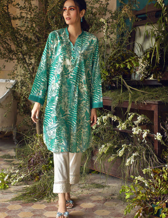 Image Cloite Printed Pret - Floral Printed Kurta - 12290