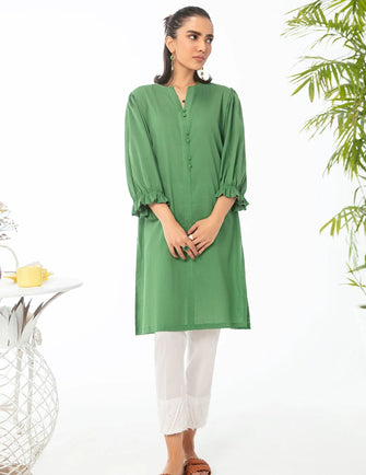 Ammara Khan Mode Vol III - SOLID COTTON TOP (D-01)