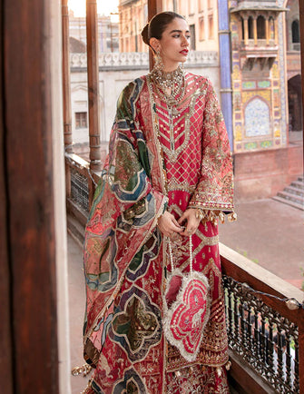 Mohsin Naveec Ranjha - Zarlish Unstitched Festive Vol II - NASEEBO LAL