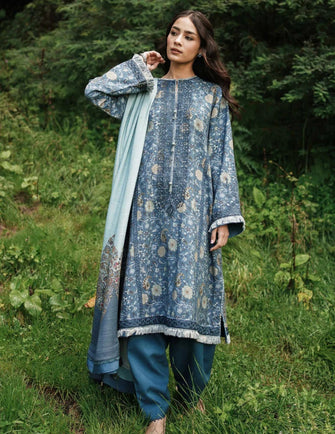 Coco by Zara Shahjahan Winter Unstitched 22 - ZW22-8A