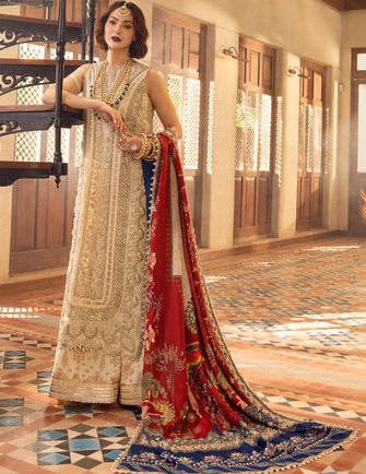 Crimson Aik Jhalak Unstitched Wedding Collection  - Archives from the Past