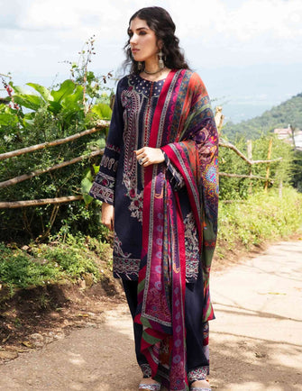 Zara Shahjahan Winter Shawl 22 - WS22-MEHRNAZ